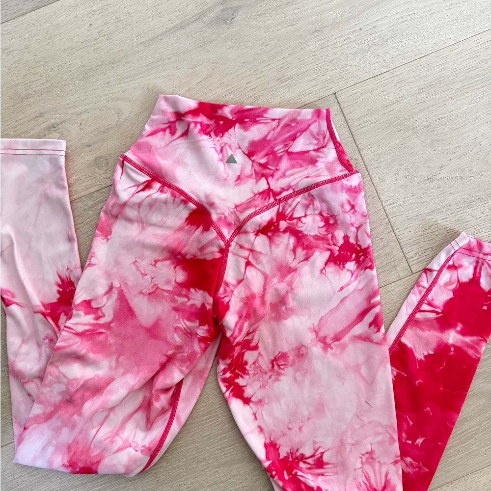 Vitality Pink Tie-Dye Leggings